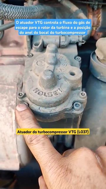Atuador VTG do turbocompressor - DAF XF 480