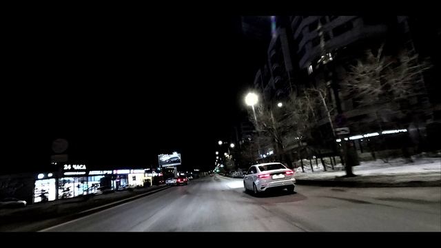Красноярск в ночи. Как выглядит Красноярск ночью