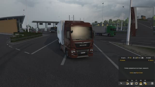 Рейс Бремен - Осло. Везем срезанные цветы. 
Euro Truck Simulator 2