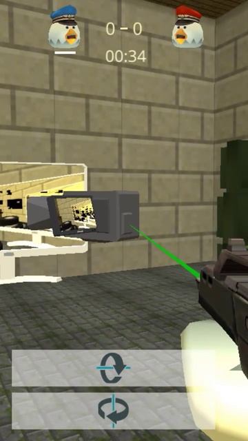 глитч сбой  в chicken gun