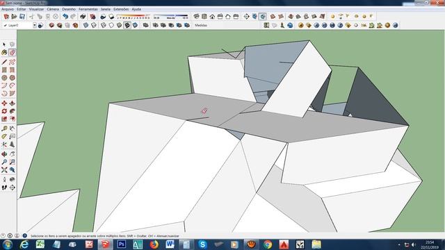 Telhado Manual - Aprenda Fazer _ SketchUp - ###000117