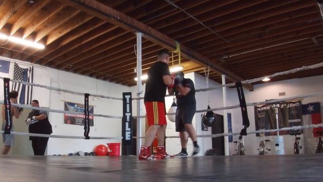 Sparring at The Superior Striking Gym (Waco,TX)