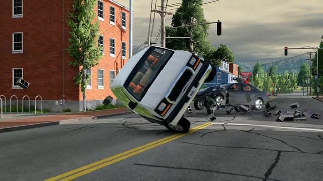 Urban and Motorcycle accidents #01 | BeamNG Drive