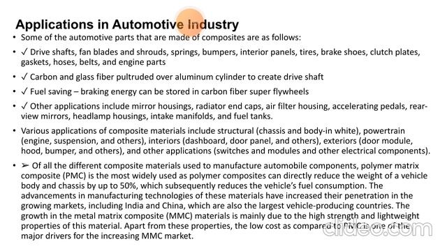 Applications of composite Materials 3