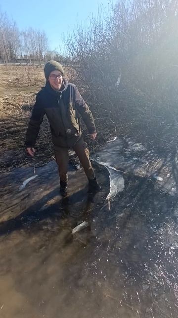 НА ОЗЕРЕ ЛЁД. МАРТ