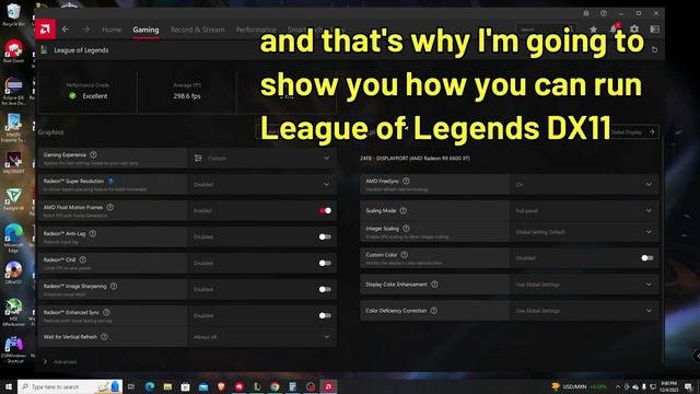 using AMD Fluid Motion Frames in League of Legends | Frame Generation League of Legends 2023