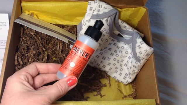 Citrus lane September 2014 gender neutral 12 month old monthly box