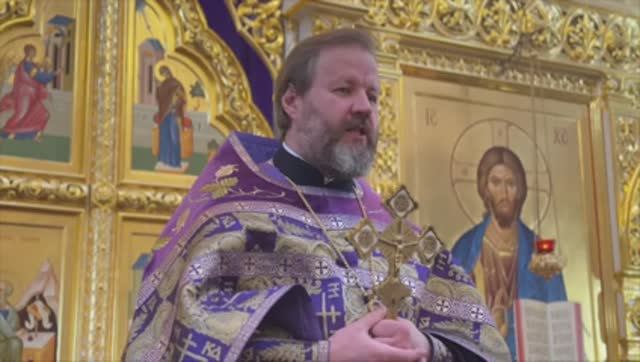 Крестопоклонная неделя. Проповедь настоятеля храма протоиерея Павла Кудряшова (23.03.2025)