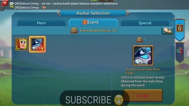 New Avatars From Gala Shop! - Lords Mobile #IGG