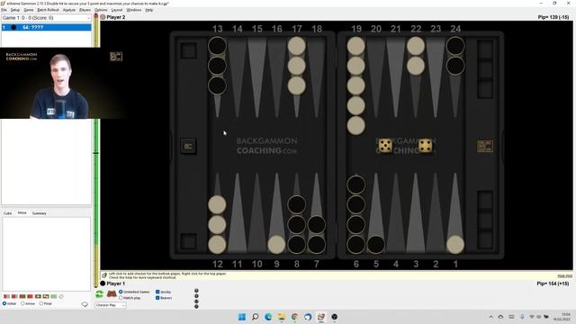Backgammon - Position of the day: 3 - Race or Space