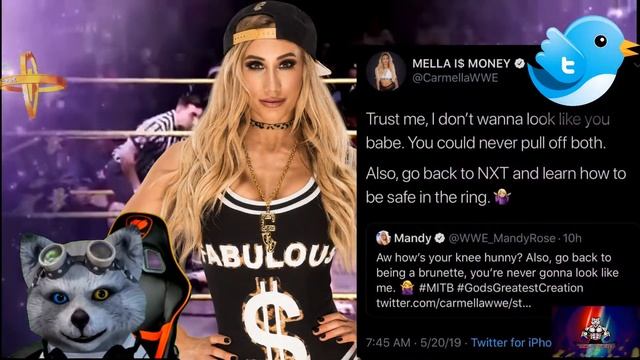Carmella Counter Strikes Twitter, Bianca and Mandy Rose