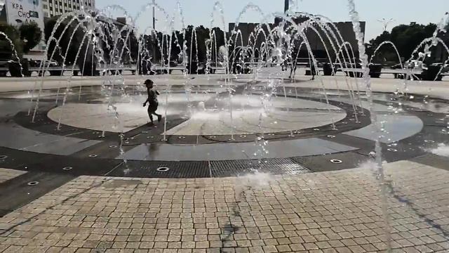 Краснодар площадь, центр. #краснодар #фонтан#летокраснодар