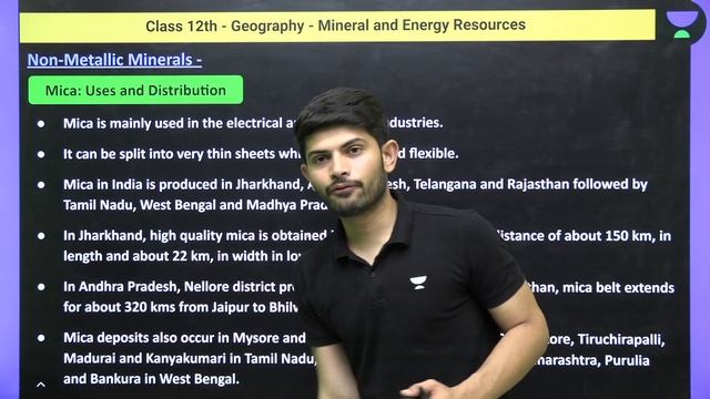 Class 12th - Geography - Mineral and Energy Resources | Non-Metallic Minerals | Digraj Singh Rajput