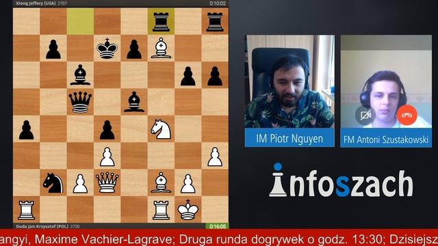 1.a3!? i do przodu | Duda - Xiong (dogrywki) | Puchar Świata 2019