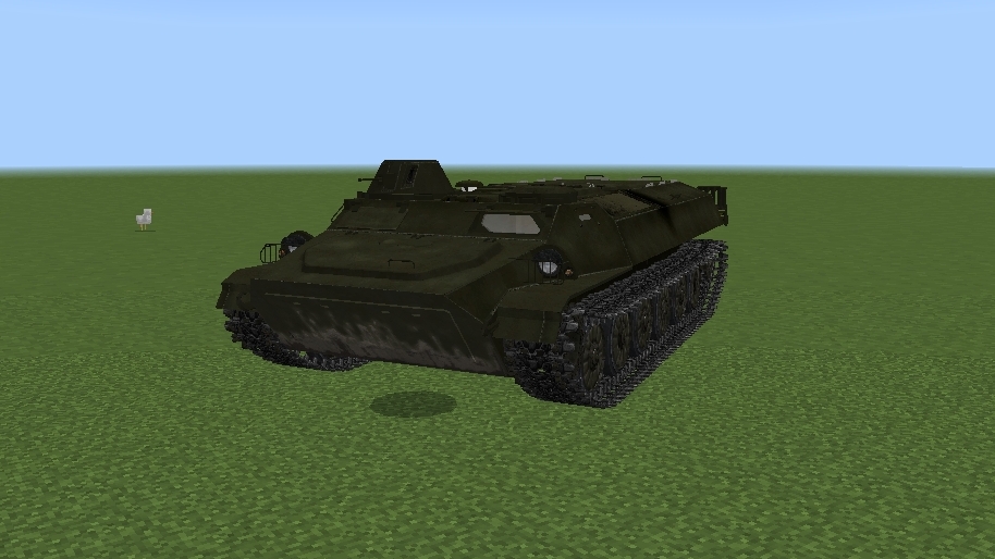 Minecraft PE мод на МТ-ЛБ. | Обзор мода.