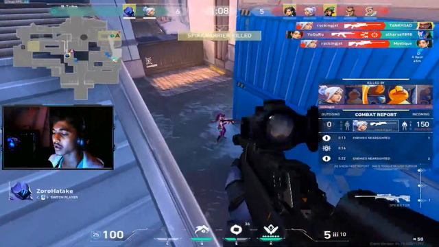 Csgo player plays VALORANT (for first tym)  ft.T4NKH3AD  #113 / !playlist !group !cfg