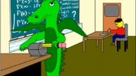 YouTube Poop : Math Dragon Sharpens A Pencil To Unfitting Music