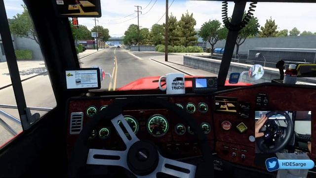 Freightliner FLD 120 | CAT C15 Chip Tune | Raven Eclipse Flatbed | Lehigh Cement Mix | ATS | Ep. 18