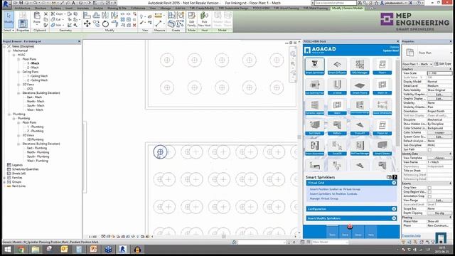 Improve Fire Sprinkler System Design in Revit
