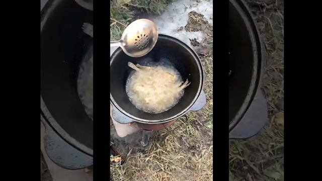 Минтай с креветосами