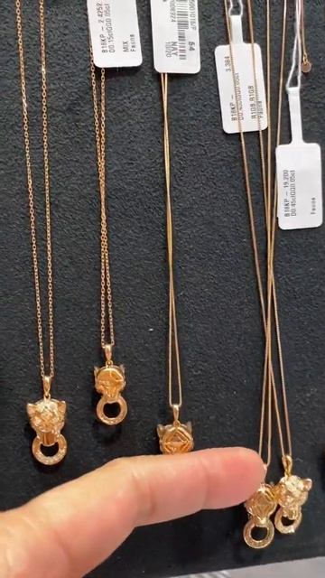 PANTHER NECKLACE 18K