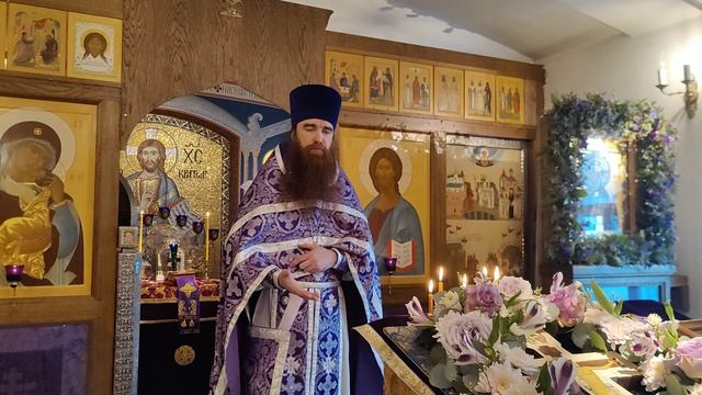 Проповедь священника Сергия Чуракова на 3-ю неделю  Великого поста. Крестопоклонную. 23 мапта 2025