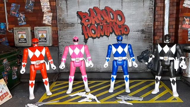 Bando de Hominho - Mighty Morphin Power Rangers Retro Morphin da hasbro