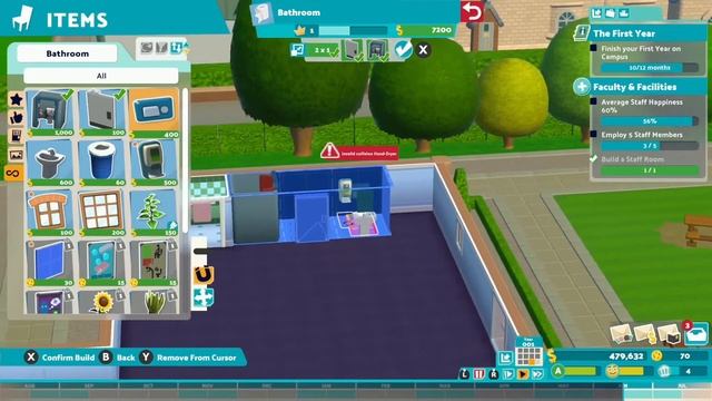 Two Point Campus Unhappy Staff- Nintendo Switch