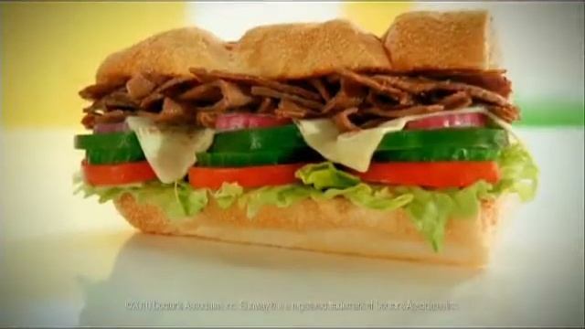 SUBWAY Steak and Cheese 10sec