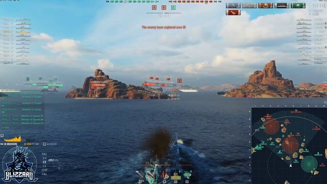 MISSOURI - Radar battleship - Top Ship - World of Warships.