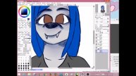 Anthro speedpaint: Yami | Paint tool sai