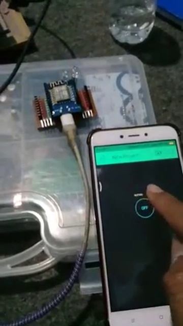 Turn on LED with Blynk and Wemos D1 Mini By Internet