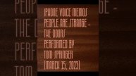 People Are Strange - The Doors cover (recorded March 15, 2023)