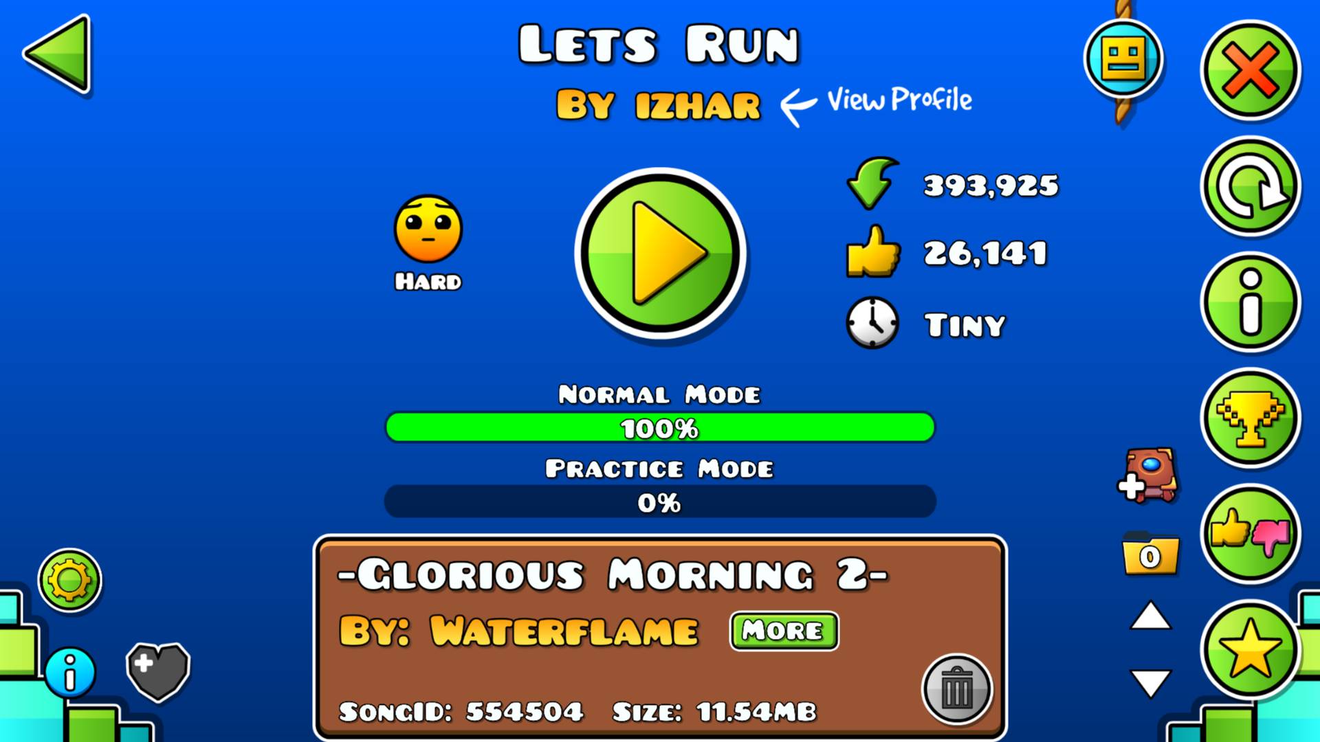 Geometry Dash lets run