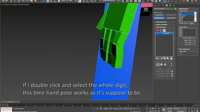 How To Solve or Avoid 3ds Max CAT Hand Pose Preset Problem