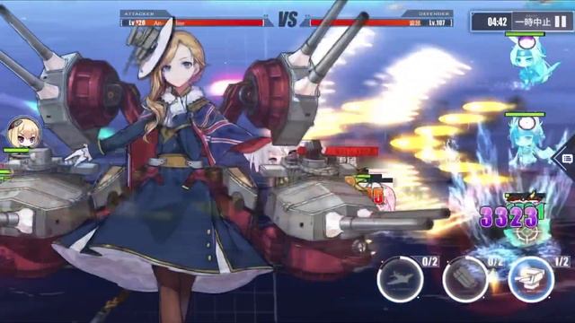 Azur Lane PVP (Request) - Enterprise/Warspite/Hood/Sandy/Helena/Seattle vs Nagato/Amagi/Hiryuu