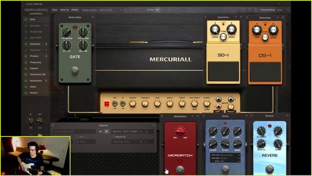Гитарный плагин MERCURIALL - пресет SERGEY GOLOVIN