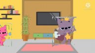 Pinkfong Said no Mario and gets grounded 