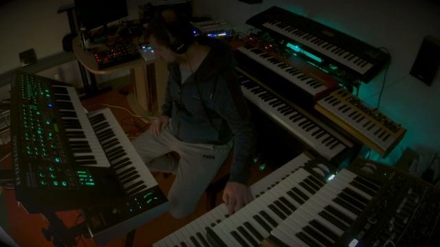 Hypnotic Meditative Ambient Improvisation (System 8, Grandmother, Hydrasynth, Prophet 08, Nord, X3)