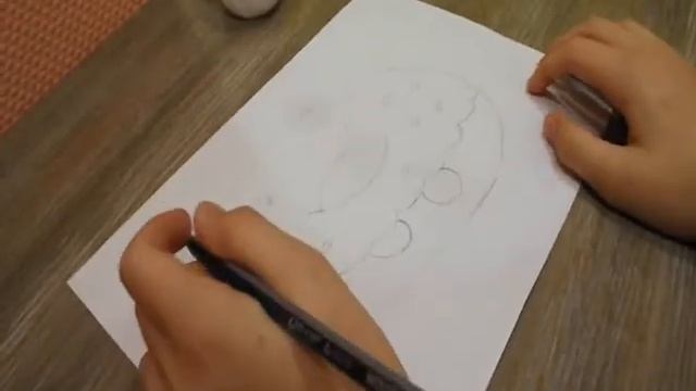 DIY Как нарисовать пончик