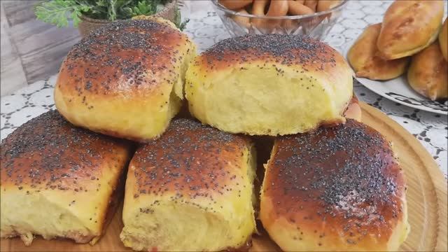 Булочки БУХТЫ\ТЕСТО НЕРЕАЛЬНО ВКУСНОЕ\Булочки с вишней в духовке.Выпечка с вишней как пух