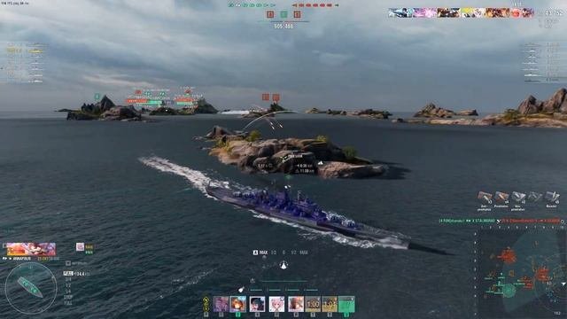 World Of Warships Clan Battle (Season 22) “Anaconda” [4-FUN] Vs [PCH]