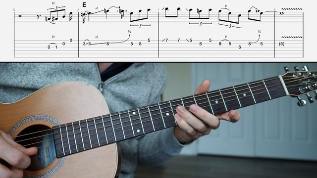 Classic Acoustic Blues Lick in Emaj - Guitar Lesson w_ Tabs