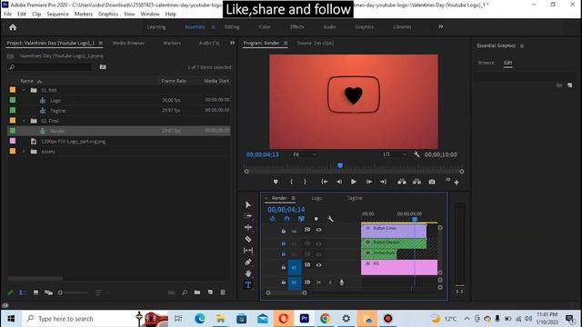 Modern YouTube Intro Template | Premiere pro | Free Download