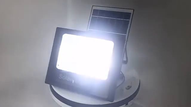 100W Solar Floodlight Radar Sensor Remote Ip65 Water Proof