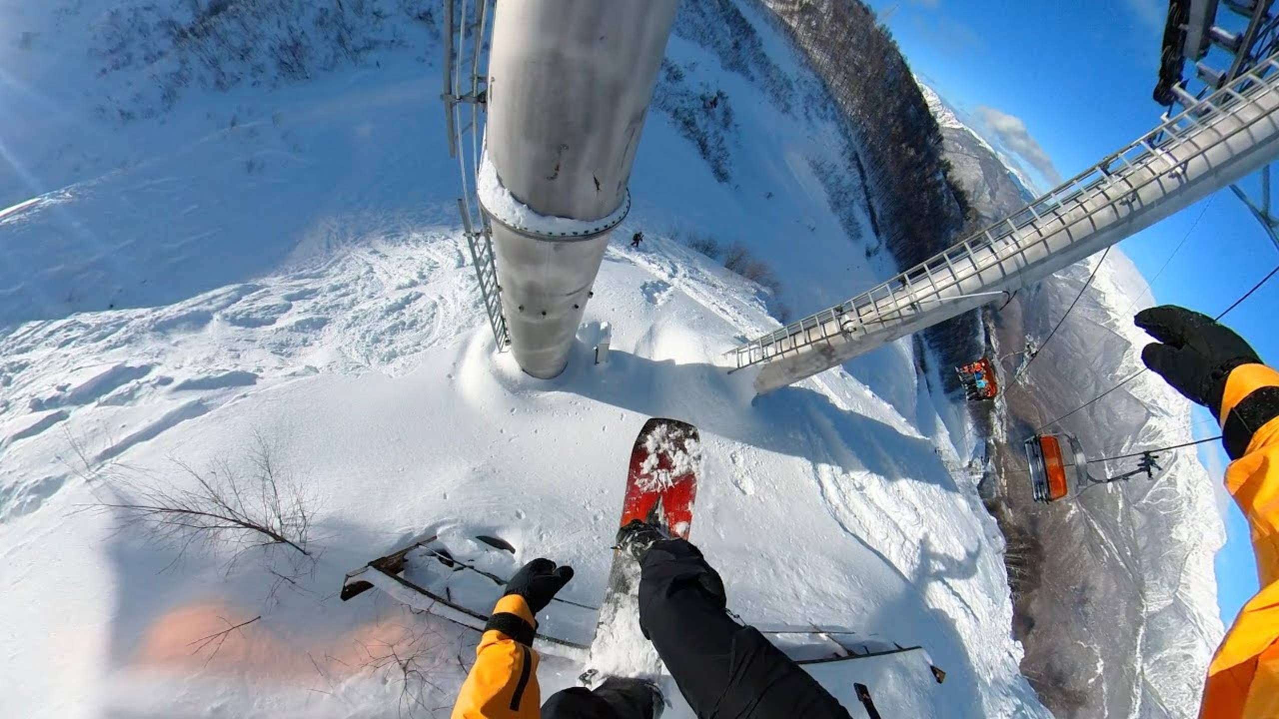 Выпало 2 МЕТРА СНЕГА! ЛУЧШИЙ ДЕНЬ на КРАСНОЙ ПОЛЯНЕ | Один день ФРИРАЙДЕРА 🔥