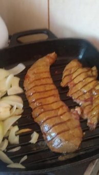 bife de fígado acebolado