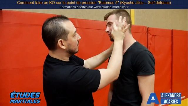 Comment faire un KO sur le point de pression "Estomac 5" (Kyusho Jitsu – Self défense)