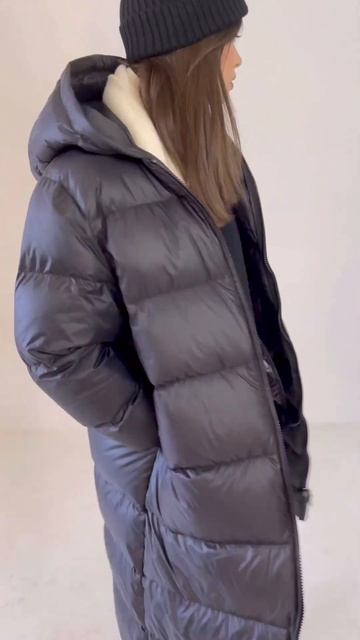Пальто пуховое прямого силуэта #одеждаопт #fashion #style #ootd #clothes #курткапуховая