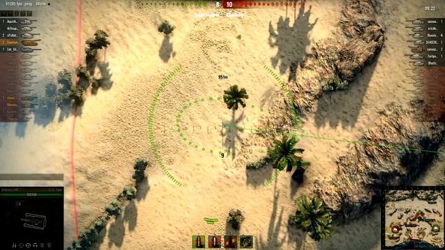 World of Tanks G.W. Tiger (Top Gun) gameplay